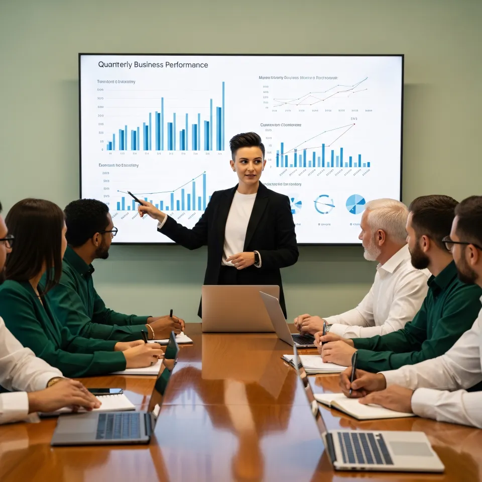 Profissionais em análise competitiva de mercado